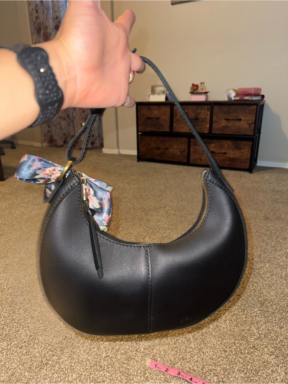 Not going lower Portland Leather Nora Matte Black SMALL SIZE - Picture 6 of 9